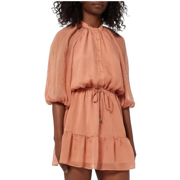 MINKPINK Nerang mini dress tie waist puff sleeves size small - Picture 3 of 12